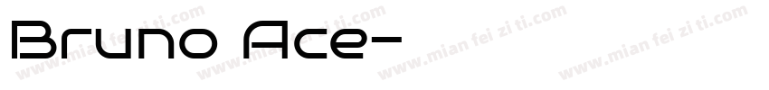 Bruno Ace字体转换